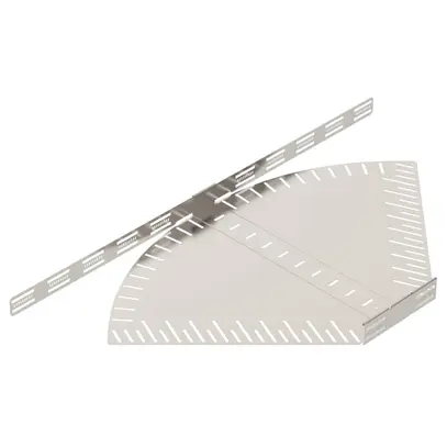 Bogen BET RB W verstellbar 60×600mm Edelstahl A2 blank 