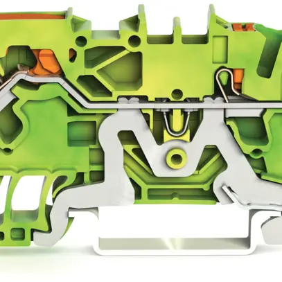 Borne de protection WAGO TOPJOB-S 2.5mm² 3L vert/jaune série 2102 