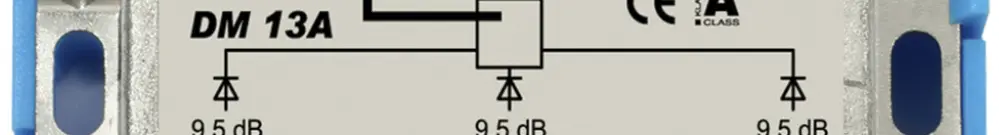Répartiteur SAT 3 dir. DM13A DC 5…2400MHz 