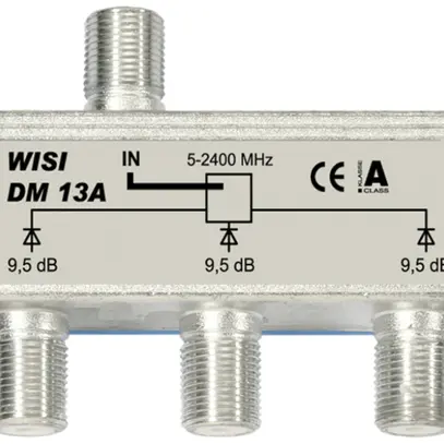 Répartiteur SAT 3 dir. DM13A DC 5…2400MHz 