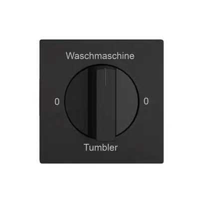 Montageset EDIZIO.liv SNAPFIX® f.Drehschalter m.Griff 0-Wasch-0-Tumb sz 