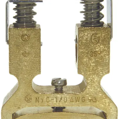 Schutzleiter-Reihenklemme Woertz 10…35mm² Schraubanschluss 2×1 Hutschiene TH35 