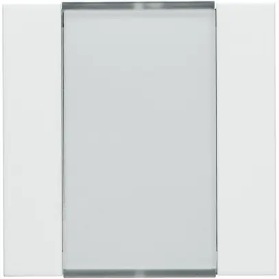 Kit frontal Hager kallysto 2× KNX blanc 