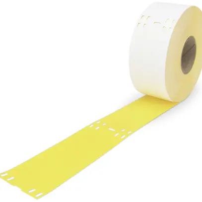Marqueur de câble WAGO 100×15mm jaune 800 pcs/bobine vierge 