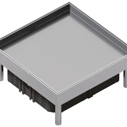 Cassetta per carico pesante Hager Q06 6 32×200×200mm acciaio inossidabile 