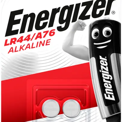 Pila bottone alcalina Energizer LR44 1.5V blister a 2pezzi 