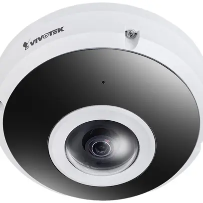 Telecamera dome VIVOTEK FE9380-HV 5MP PoE 180° IR+LED IP66 