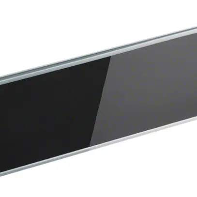 Canal d'angle design TV 35×220mm L=2500mm, noir brillant 