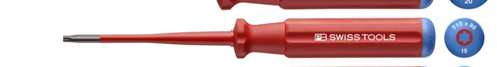 Jeu de tournevis PB Torx T10, T15, T20 VDE 1000VAC/1500VDC 