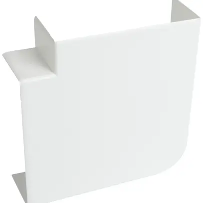 Angolo piatto HF 90° 130×50mm materiale sintetico bianco IP3X 