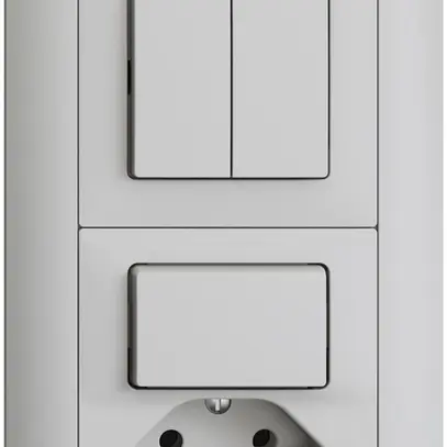 UP-Kombination EDIZIOdue 1/1P+3/T13 hellgrau 