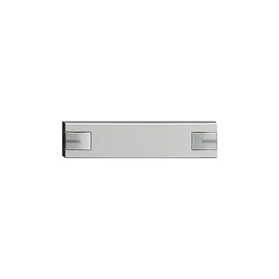 Taste 1/4 KNX/UNI-Taster mit LED EDIZIOdue 2×Einfachbedienung silver 