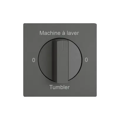 Montageset EDIZIO.liv SNAPFIX® f.Drehschalter m.Griff 0-Mach.lav.-0-Sèch.dgu 