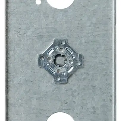 Piastra di montaggio Siedle 3× 84×304×30mm argento 