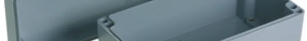 AP-Gehäuse Woertz PEs 220×120×90mm lichtgrau IP65 Lithos 