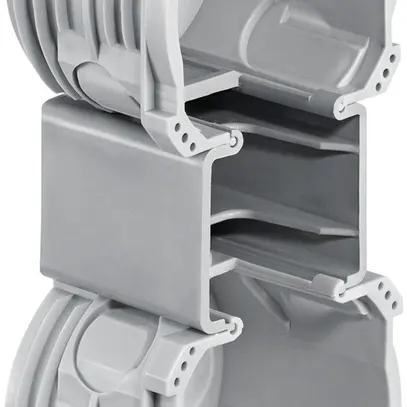 Einlasskasten HSB NIS Gr.I-I Apparatedistanz 100mm, grau 