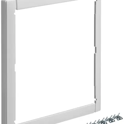 Cornice di elevazione Hager volta 1-fila 348×356×9mm IP30 bianco puro 