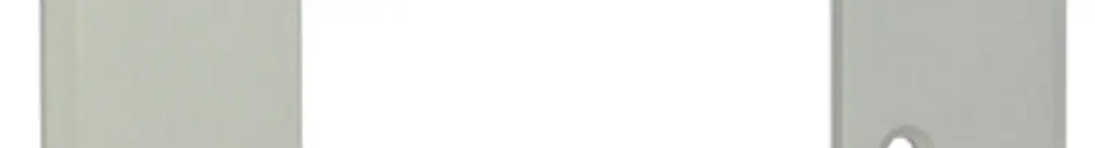 Cadre de recouvrement LINEA 5000 1×3 vertical 180×404mm aluminium 