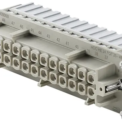 Presa WM HDC HE 24 FQT 25 - 48 24 16A 500V 0.5…2.5mm² 