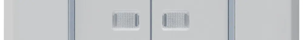 Interruttore INC robusto IP55 schema 3/contatto a pulsante 2×illuminato grigio 