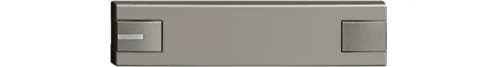 Tasto 1/4 KNX/elettronic.c.LED EDIZIOdue comando doppio grigio scuro 