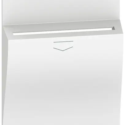 Copertura Living Now 2 moduli per interruttore Hotelcard bianco 