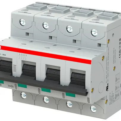 Leitungsschutzschalter ABB S804S-B6 4P 400V B-6A 50kA 6TE 