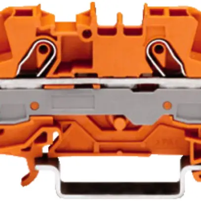Morsetto di passaggio WAGO Top Job-S 6mm² 2L arancione serie 2006 