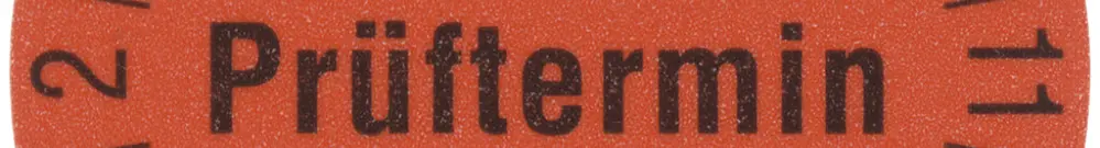 Étiquettes de contrôle 1239R Ø30mm 250 pièces rouge 
