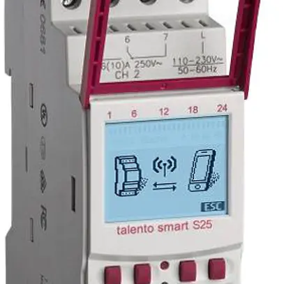 Timer digitale AMD talento smart S25, 2 canali 110/230VAC 