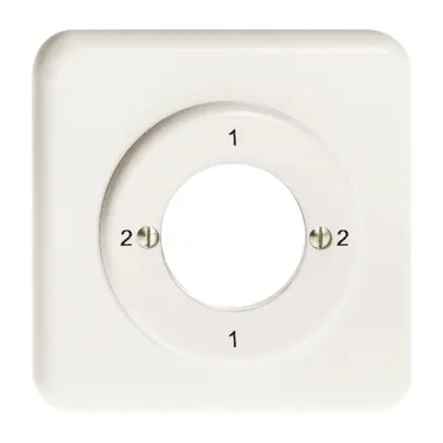 Kit frontal ENC 2-1-2-1 blanc pour interrupteur rotatif à clé 
