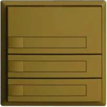 Poussoir KNX RGB EDUE, 250mW, s.LED, a.insert papier, 3×poussoir, 1×touche, ov 