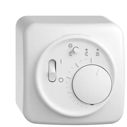 Thermostat d'ambiance AP STANDARDdue blanc avec sonde et horloge 