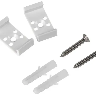 Crampon de montage SLV BATTEN matière synthétique, blanc, 2 pièces 