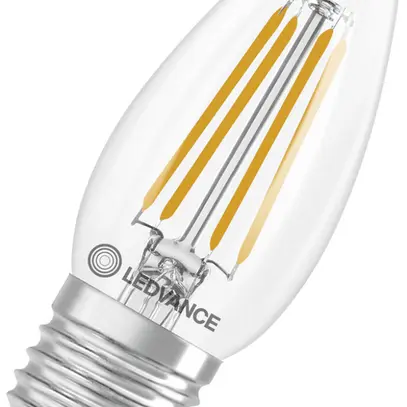 Lampada LED LEDVANCE CLASSIC B E27 3.4W 470lm 827 B10.5 chiaro Ø35×92mm 