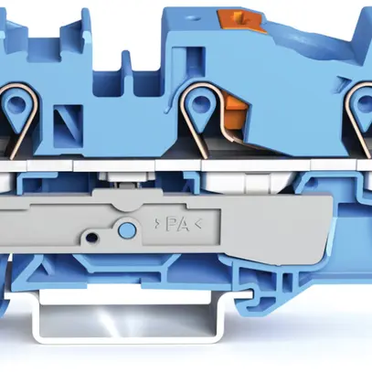 Morsetto di passaggio WAGO Top Job-S 16mm² 3L blu serie 2216 