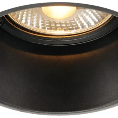 Plafonnier INC SLV HORN-T, GU10 50W IP20 noir mat 