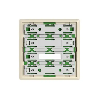 Piastra frontale EDIZIO.liv UNI SNAPFIX® 60×60mm crema 