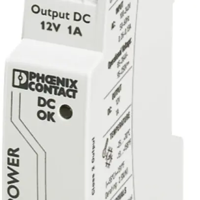 Alimentazione a commutazion.Phoenix Contact 12VDC 1A 1 fase 