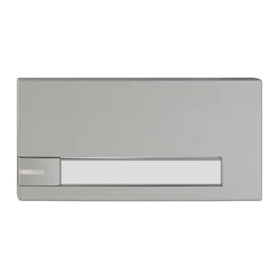 Poussoir 1/2 EDIZIO.liv SNAPFIX® p.KNX&UNI a.LED a.étiquette comm.1touch.grc 