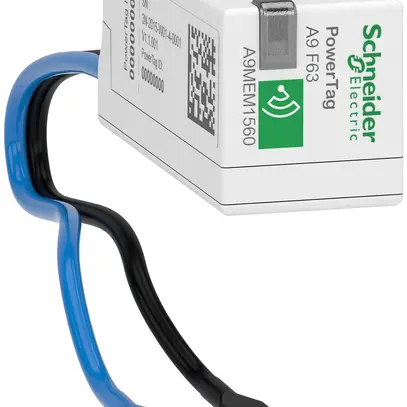 Capteur d'énergie Schneider Electric sans fil PowerTag F 1PN haut/bas max.63A 