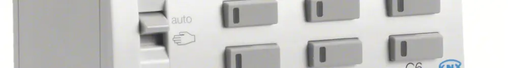 Modulo di uscita AMD KNX Hager system 10A sestuplo 