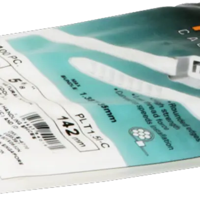 Fascetta Panduit 2.5×142mm incolore 
