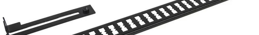Support de câbles pour panneau Netscale 48, arrière, ajustable, noir 