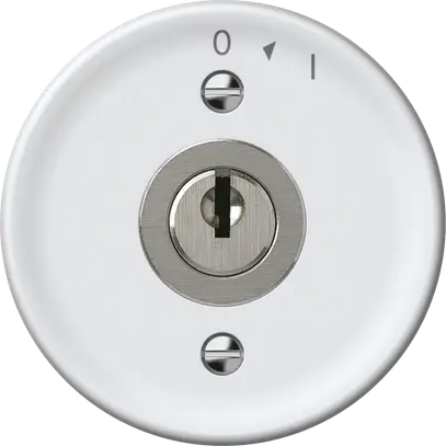 Pulsante rotativo origin con cilindro 1P 0<1 10A 230V 60×60mm bianco 