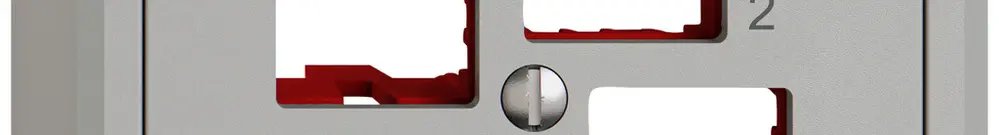 AP-Montageset EDIZIO.liv EASYNET S-One SNAPFIX® gerade 4×RJ45 hgu 