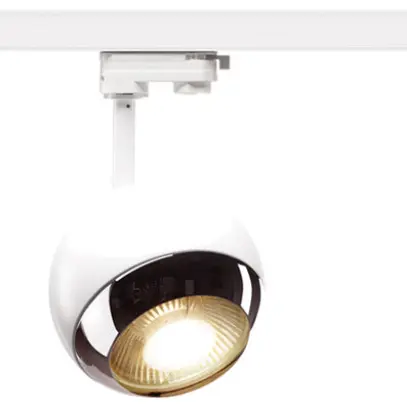 Proiettore SLV LIGHT EYE150 S, GU10 con adattatore 3-fasi IP20 bianco/cromata 