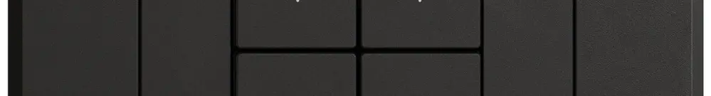 Stazione sec.variatore INC EDIZIO.liv Wiser SNAPFIX® 2 canali 4 tasti ne 
