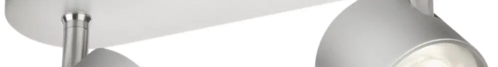 Plafonnier LED Promo 2×4.5W 2700K 1000lm alu 