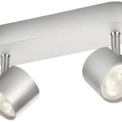 Plafonnier LED Promo 2×4.5W 2700K 1000lm alu 